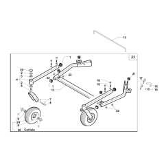 Distanziale ruote TG200 PLAYGREEN ORIGINALE GIANNI FERRARI BFB 90110000001 | NewgardenParts.com