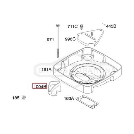 ORIGINAL BRIGGS & STRATTON lawn mower air filter 690865 | NewgardenParts.com