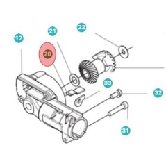 SEAL ELEMENT 597974101 ORIGINAL HUSQVARNA | NewgardenParts.com