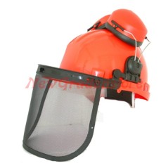 Elemetto protettivo visiera in rete protezione occhi e cuffie antirumore 600399 | NewgardenParts.com