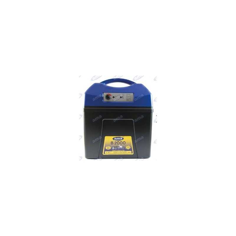 AMA Ranch B2000 Elektrozaungerät für Zäune mit 12V Stromversorgung 58510