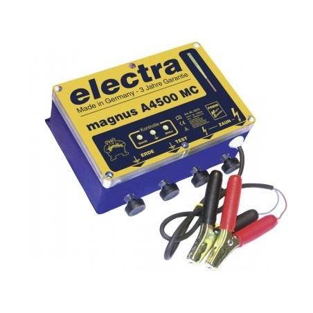 Elettrificatore per recinzioni ELECTRA magnus A4500MC tensione 12 Volt | NewgardenParts.com