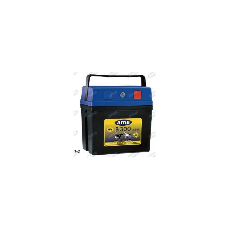 AMA B300 ranch electrifier for fences with 9 V power supply 36002