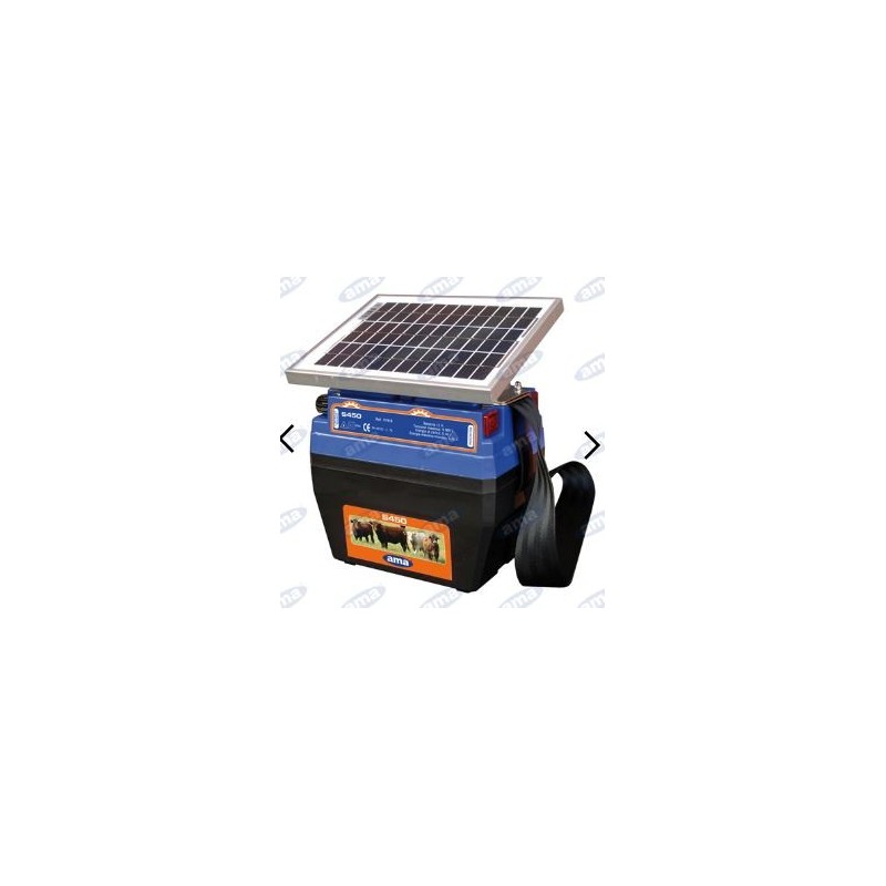 Elettrificatore ranch AMA S450 a pannello solare 5W e batteria 91918