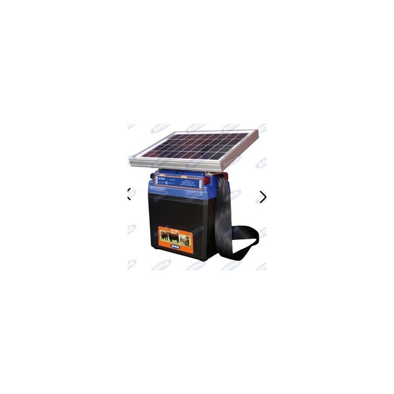 Elettrificatore ranch AMA S750 a pannello solare 10W e batteria 91919