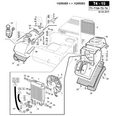 Elettroventola scambiatore olio trattorino rasaerba GIANNI FERRARI 00.54.10.0052 | NewgardenParts.com