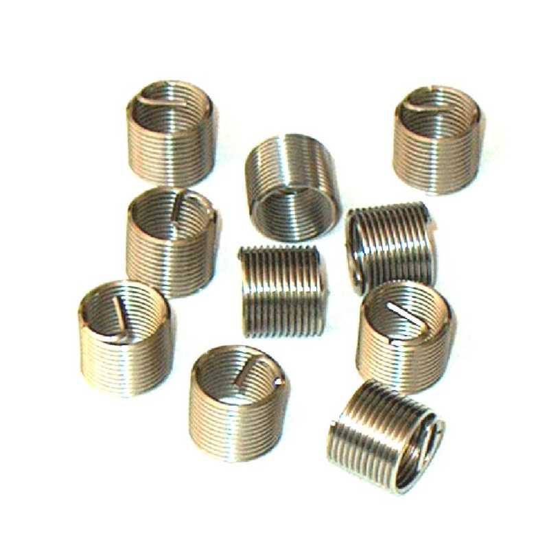 Paquete de 10 helicoides para roscas dañadas Ø 8 mm paso 1,0 mm L12,0 mm