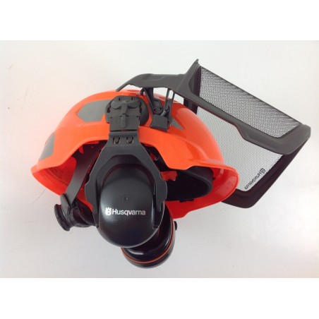 Elmetto forestale technical husqvarna visiera e protezione collo 585 05 84-01 | NewgardenParts.com