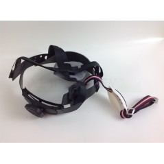 Protective helmet with mesh visor and earphones code 08838 | NewgardenParts.com