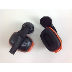 Protective helmet with mesh visor and earphones code 08838 | NewgardenParts.com