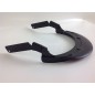 Protective helmet with mesh visor and earphones code 08838