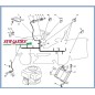 Esploso parti elettriche trattorino 92cm PG 140 CASTELGARDEN GGP STIGA