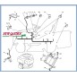 Exploded view tractor electric parts 92cm TC 13 5/92 H CASTELGARDEN GGP STIGA Exploded view tractor electric parts 92cm TC 13 5/92 H CASTELGARDEN GGP STIGA