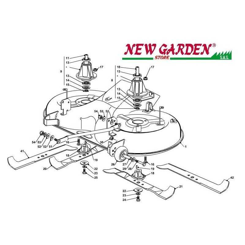 Despiece plataforma de corte 102cm PT170HD tractor de césped CASTELGARDEN 2002-13 Despiece plataforma de corte 102cm PT170HD tractor de césped CASTELGARDEN 2002-13