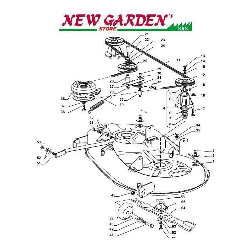 Freigelegtes Schneidwerk SD98 XD140 Traktor CASTELGARDEN 2002-13 Ersatzteile Freigelegtes Schneidwerk SD98 XD140 Traktor CASTELGARDEN 2002-13 Ersatzteile