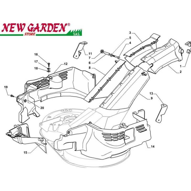 Vue éclatée protecteur 84cm XDC140 tracteur de pelouse CASTELGARDEN pièces détachées 2002-13 Vue éclatée protecteur 84cm XDC140 tracteur de pelouse CASTELGARDEN pièces détachées 2002-13