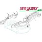 Exploded view 102cm TN220HE lawn tractor mower CASTELGARDEN Exploded view 102cm TN220HE lawn tractor mower CASTELGARDEN