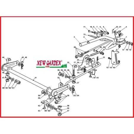 Exploded lifting plate lawn tractor 92cm TP 13 5/92 CASTELGARDEN GGP STIGA | NewgardenParts.com