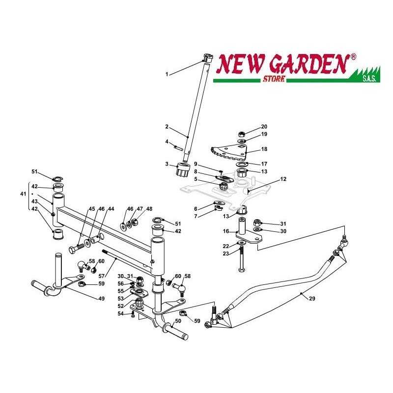 Expansor de dirección 102cm PT140 tractor de césped CASTELGARDEN 2002-13 recambios Expansor de dirección 102cm PT140 tractor de césped CASTELGARDEN 2002-13 recambios