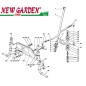 Exploded view steering lawn tractor XT220HD lawn tractor CASTELGARDEN STIGA spare parts 2002-13 Exploded view steering lawn tractor XT220HD lawn tractor CASTELGARDEN STIGA spare parts 2002-13
