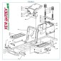 Vue éclatée du châssis 84cm XDC140HD tracteur de pelouse CASTELGARDEN 2002-13Pièces détachées Vue éclatée du châssis 84cm XDC140HD tracteur de pelouse CASTELGARDEN 2002-13Pièces détachées