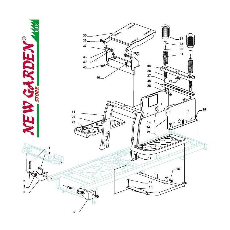 Exploded view lawn tractor SD108 L185BH side discharge CASTELGARDEN 2002-13