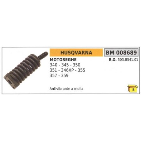 Antivibrante a molla HUSQVARNA motosega 340 345 346XP 350 351 355 357 359 008689 | NewgardenParts.com