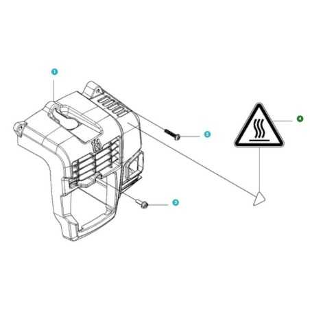 ETIQUETA DE ADVERTENCIA 521553601 ORIGINAL HUSQVARNA | NewgardenParts.com