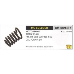 Antivibrante a molla posteriore MC CULLOCH motosega TITAN 35 40 PM 374 009337 | NewgardenParts.com