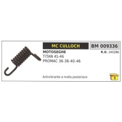 Antivibrante a molla posteriore MC CULLOCH motosega TITAN 41 46 PROMAC 36 009336 | NewgardenParts.com