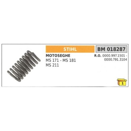 Antivibración con muelle STIHL motosierra MS 171 181 211 018287 | NewgardenParts.com