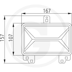 Fanale a led funzione anabbagliante / abbagliante 12/24 V | NewgardenParts.com