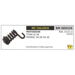 Amortisseur de vibrations supérieur à ressort MC CULLOCH TITAN 41 46 PROMAC 36 009339