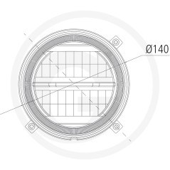 Fanale a led funzione anabbagliante / abbagliante modo di montaggio dritto M5 | NewgardenParts.com