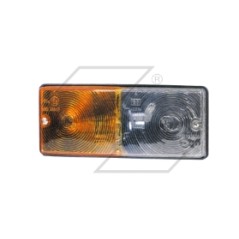 Fanale anteriore a 2 luci per trattore agricolo motocoltivatore 155x60x60 mm | NewgardenParts.com