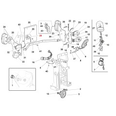 Fanale luce targa trattorino modelli PG SR ORIGINALE GIANNI FERRARI 00777802000 | NewgardenParts.com