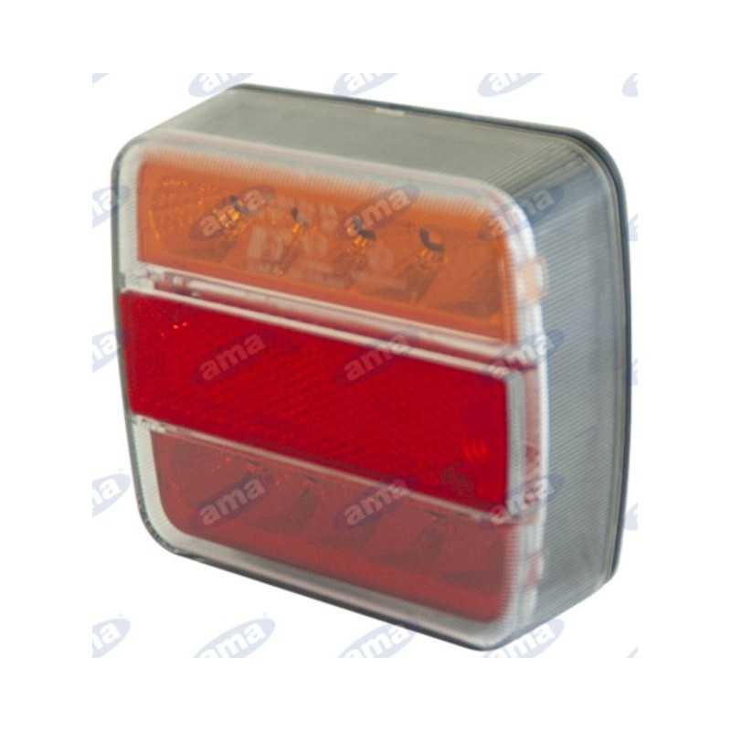 Tail light right or left led 104x97x35mm tractor operating machine 12-24V E4