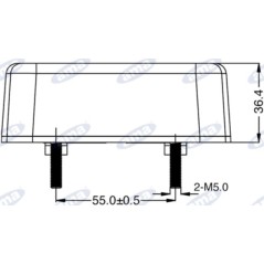 Rücklicht rechts oder links led 104x97x35mm Traktor-Arbeitsmaschine 12-24V E4 | NewgardenParts.com