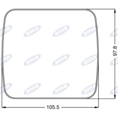 Fanale posteriore dx o sx led 104x97x35mm trattore macchina operatrice 12-24V E4 | NewgardenParts.com