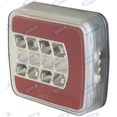 Fanale posteriore sinistro led 106,5x98,8x35mm trattore macchina operatrice 12-24V | NewgardenParts.com