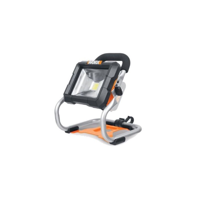 Faretto a led WORX WX026.9 senza batteria 20 V e caricabatterie