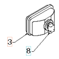 FARO C/LAMPADA ALOGENA 532178666 ORIGINALE HUSQVARNA | NewgardenParts.com