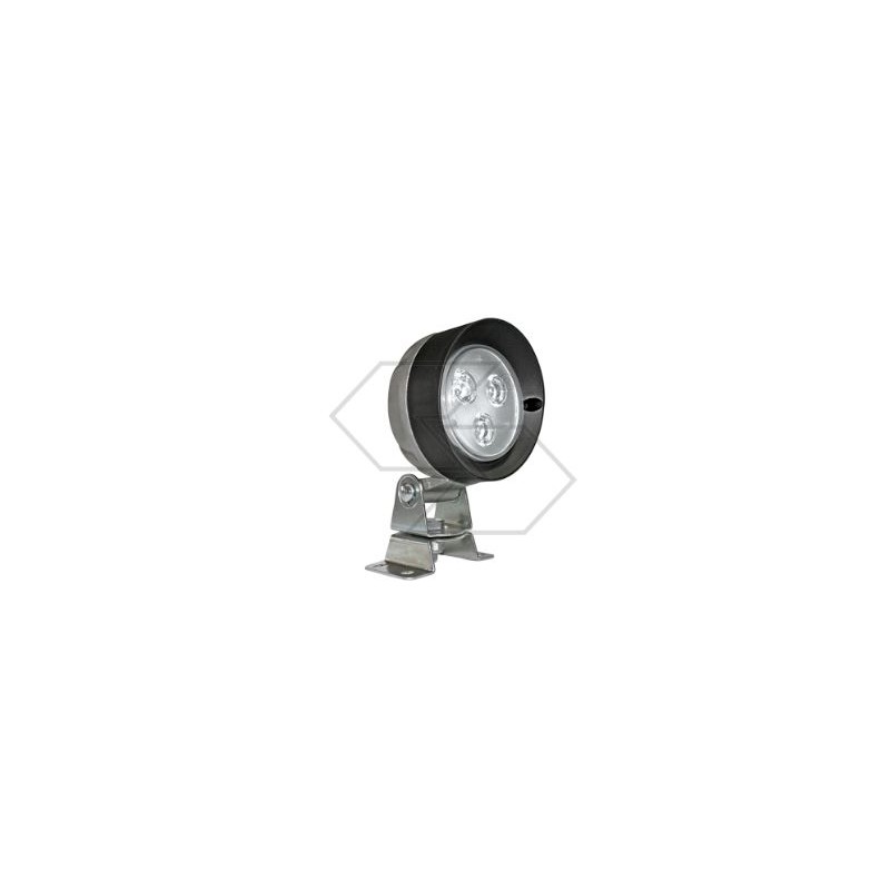 Faro da lavoro a 3 led 500 lumen Ø 106 mm girofaro per trattore agricolo