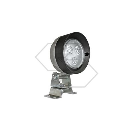 Faro da lavoro a 3 led 500 lumen Ø 106 mm girofaro per trattore agricolo | NewgardenParts.com