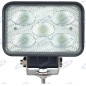 Faro lavoro 145x122mm 5 LED 10-30V 50W 4500LM cablaggio 40-60cm macchina agricola