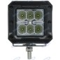 Faro lavoro 85x81mm LED 10-30V 18W 1620LM cavo uscita 50cm macchina agricola