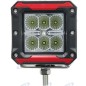 Faro lavoro 85x81mm LED 10-30V 18W 1620LM cavo uscita 50cm macchina agricola