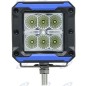 Faro lavoro 85x81mm LED 10-30V 18W 1620LM cavo uscita 50cm macchina agricola