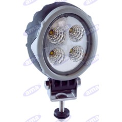 Faro lavoro LED 104x120mm 12-24V 18W 1500LM connettore 2 poli macchina agricola | NewgardenParts.com