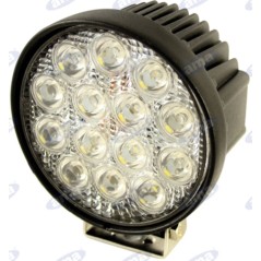 Faro lavoro LED 137,5x116mm 10-30V 42W 2500LM cablaggio 40-60cm macchina agricola | NewgardenParts.com